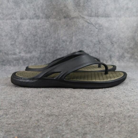 Shoes Mens 13 Sandals Sport Comfort Rubber Flip Flop Slip On Casual Active Water - Picture 2 of 11